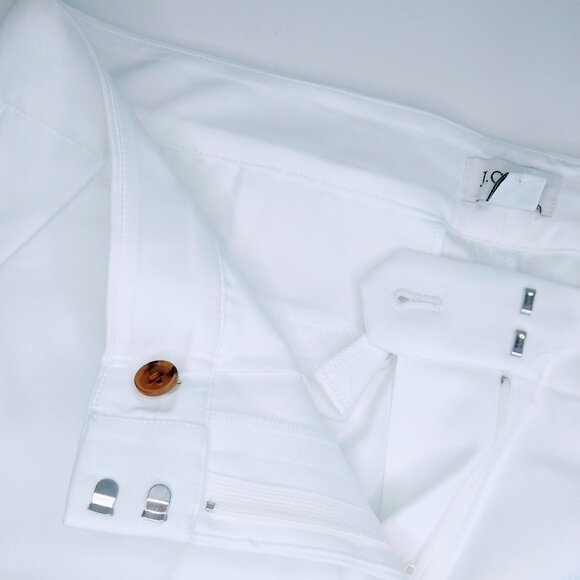 J.CREW COTTON STRAIGHT LENGTH WORK PANTS SIZE 6 IN WHITE - Picture 8 of 12